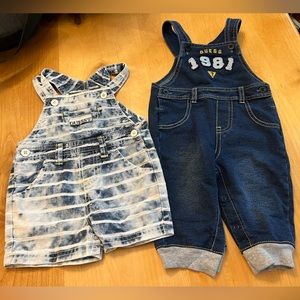 Guess baby boys overalls